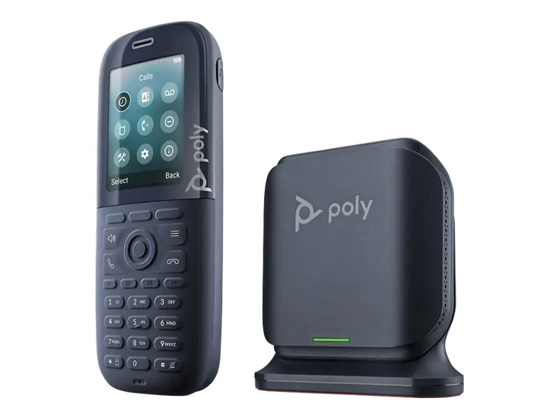 Poly Rove B2 Base Station and 30 Phone Handset Kit - Schnurlostelefon mit Rufnummernanzeige/Anklopffunktion - DECT - dreiweg Anruffunktion - SIP, SIP v2, SIP over TLS, SIP over UDP, SIP over TCP, SDP, RTCP, RTP - Schwarz Poly Rove B2 Base Station and 30 Phone Handset Kit - Schnurlostelefon mit Rufnummernanzeige/Anklopffunktion - DECT - dreiweg Anruffunktion - SIP, SIP v2, SIP over TLS, SIP over UDP, SIP over TCP, SDP, RTCP, RTP - Schwarz