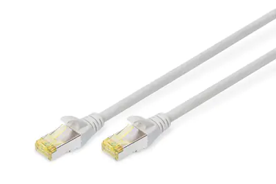 Digitus - Patch-Kabel - RJ-45 (M) zu RJ-45 (M) - 25 m - S/FTP - CAT 6a - geschirmt, halogenfrei, ohne Haken - Grau Digitus - Patch-Kabel - RJ-45 (M) zu RJ-45 (M) - 25 m - S/FTP - CAT 6a - geschirmt, halogenfrei, ohne Haken - Grau