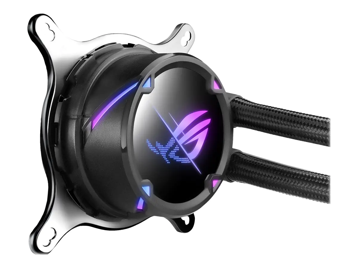 ASUS ROG STRIX LC II 120 ARGB - Prozessor-Flüssigkeitskühlsystem - Kühlergröße: 120 mm - (für: LGA1156, LGA1155, LGA2011, LGA1150, LGA2011-3, LGA1151, AM4, LGA2066, LGA1200, LGA1152, LGA1700) - Kupfer - 120 mm