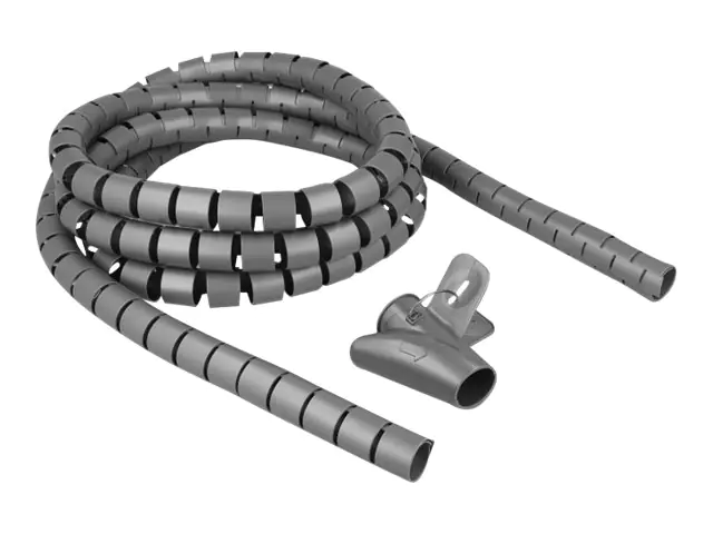 DeLOCK Spiral Hose with Pull-in Tool - Kabelschlauch - 2.5 m - weiß