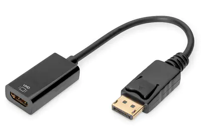 Assmann - Videokonverter - DisplayPort - HDMI - Schwarz