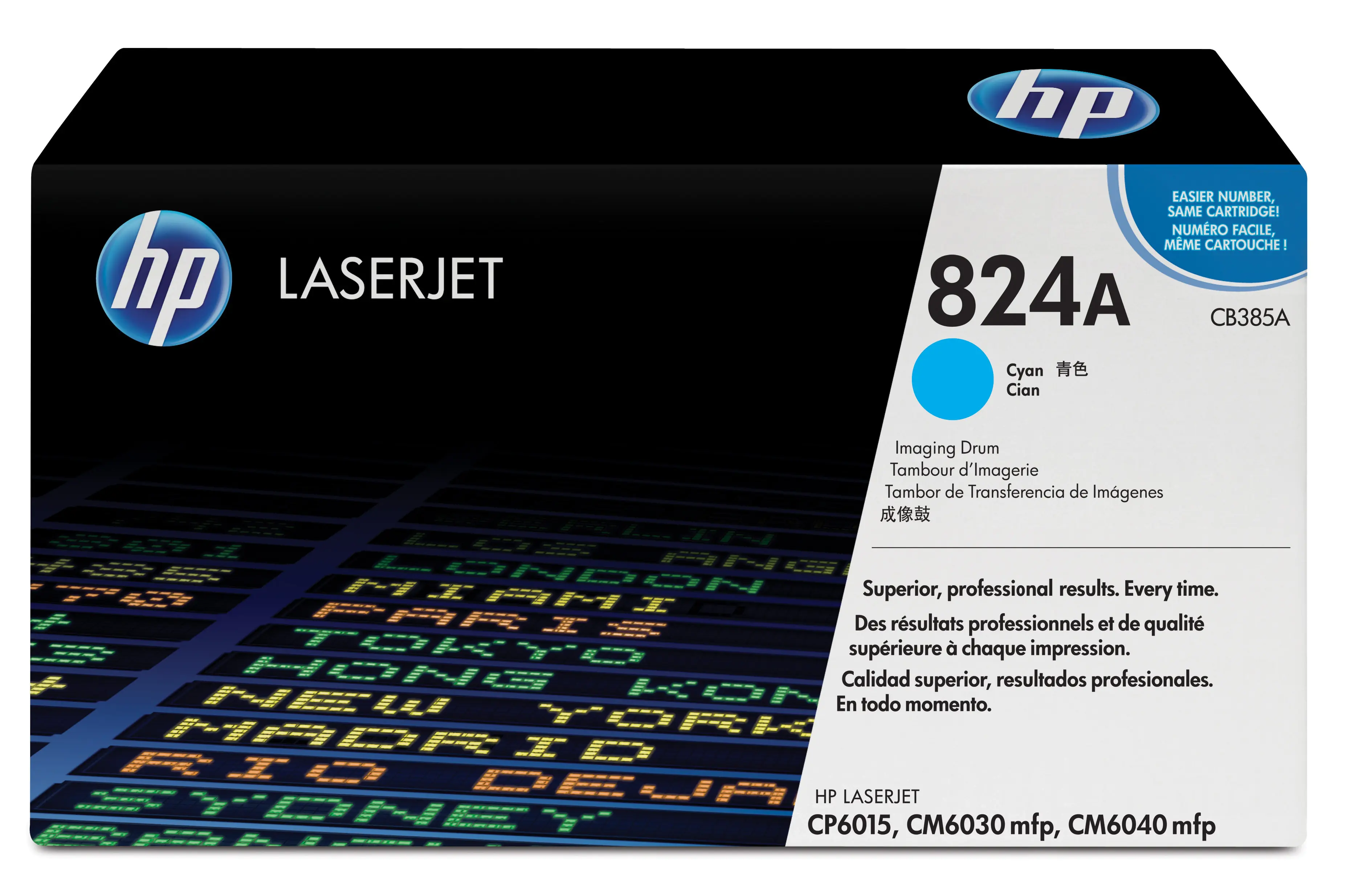 HP 824A - Cyan - original - Trommeleinheit - für Color LaserJet CM6040, CM6040f, CM6049f, CP6015de, CP6015dn, CP6015n, CP6015x, CP6015xh HP 824A - Cyan - original - Trommeleinheit - für Color LaserJet CM6040, CM6040f, CM6049f, CP6015de, CP6015dn, CP6015n, CP6015x, CP6015xh
