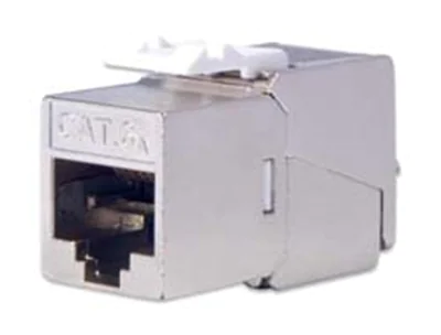 DIGITUS CAT 6A Keystone Modul, geschirmt mit intelligentem Kabelmanager DN-93617