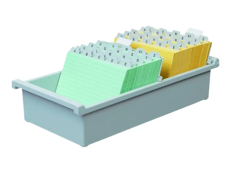 HAN Karteitrog 957-0-11 DIN A7 quer max. 1300Karten lichtgrau
