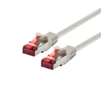exertis Connect - Patch-Kabel - RJ-45 (M) zu RJ-45 (M) - 90 m - S/FTP - CAT 6 - geschirmt - Grau