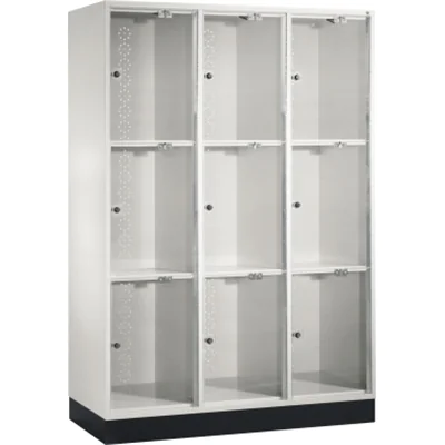 C+P Schließf.schrank 8370A302S10007 Acrylglastüren 1750x1220x500mm lgr C+P Schließf.schrank 8370A302S10007 Acrylglastüren 1750x1220x500mm lgr