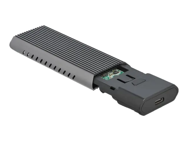 Delock External USB Type-C Combo Enclosure for M.2 NVMe PCIe or SATA SSD - Speichergehäuse - M.2 - M.2 NVMe Card / SATA 10Gb/s - USB 3.2 (Gen 2) Delock External USB Type-C Combo Enclosure for M.2 NVMe PCIe or SATA SSD - Speichergehäuse - M.2 - M.2 NVMe Card / SATA 10Gb/s - USB 3.2 (Gen 2)