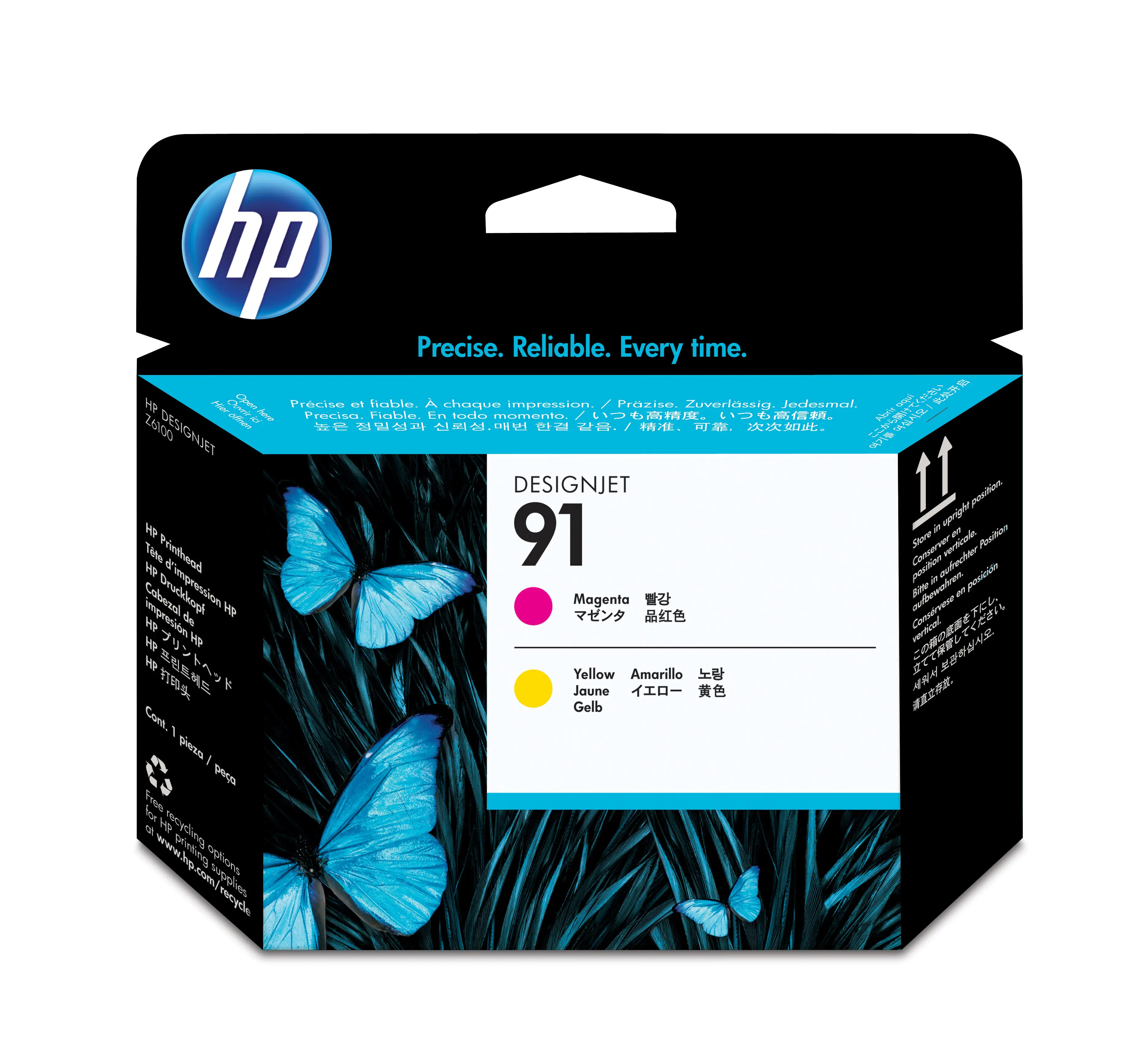 HP 91 - Gelb, Magenta - Druckkopf - für DesignJet Z6100, Z6100ps HP 91 - Gelb, Magenta - Druckkopf - für DesignJet Z6100, Z6100ps