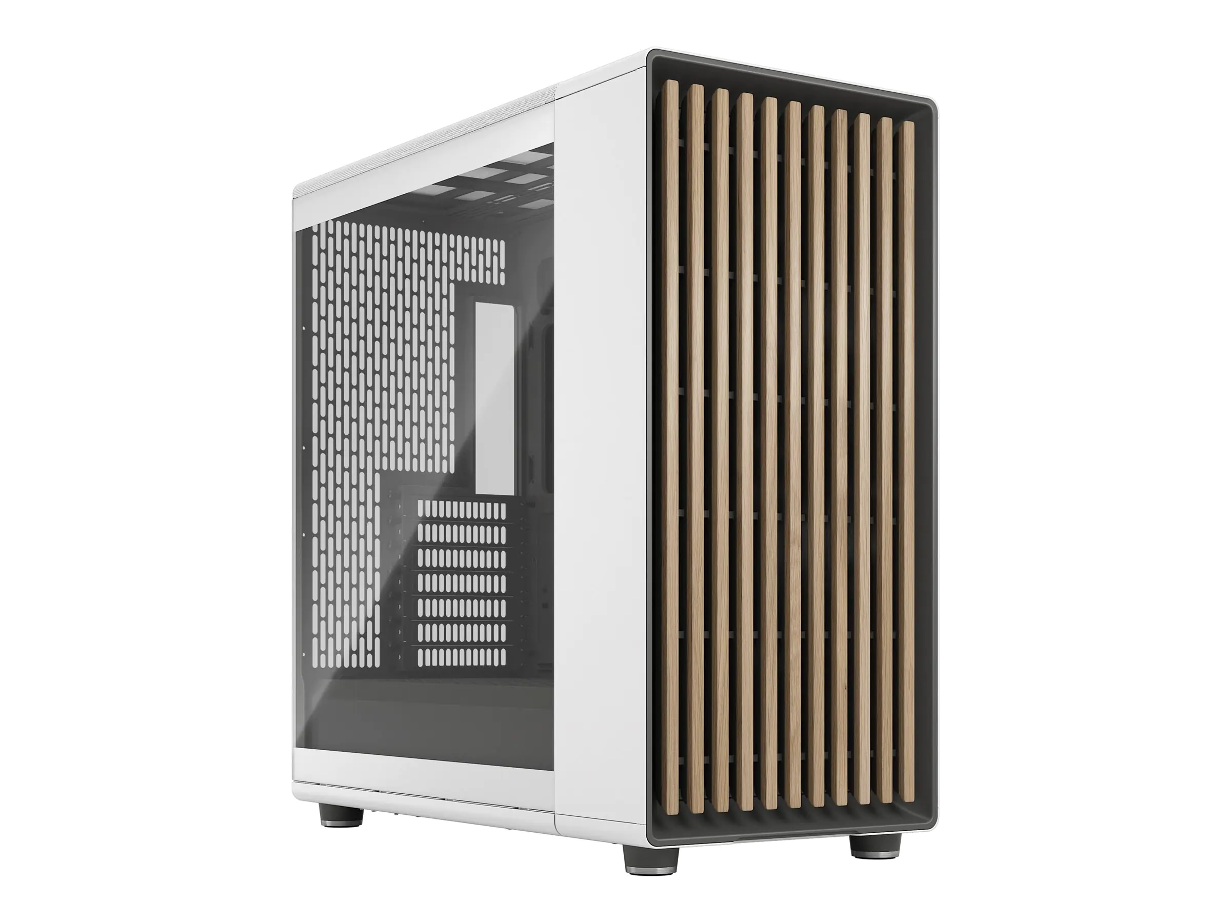 Fractal Design North XL - Tower - E-ATX - Seitenteil mit Fenster (gehärtetes Glas) - keine Spannungsversorgung (ATX) - Chalk White - USB/Audio/Mic Fractal Design North XL - Tower - E-ATX - Seitenteil mit Fenster (gehärtetes Glas) - keine Spannungsversorgung (ATX) - Chalk White - USB/Audio/Mic