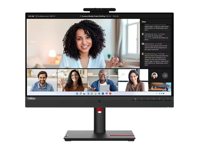 Lenovo ThinkVision T24mv-30 - LED-Monitor - 61 cm (24") (23.8" sichtbar) - 1920 x 1080 Full HD (1080p) - IPS - 250 cd/m² - 1000:1 - 4 ms - HDMI, DisplayPort, USB-C - Lautsprecher - Raven Black - Campus Lenovo ThinkVision T24mv-30 - LED-Monitor - 61 cm (24") (23.8" sichtbar) - 1920 x 1080 Full HD (1080p) - IPS - 250 cd/m² - 1000:1 - 4 ms - HDMI, DisplayPort, USB-C - Lautsprecher - Raven Black - Campus