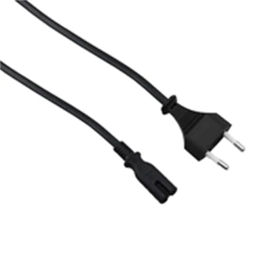 Helos Netzanschlusskabel Eurostecker auf C7 Euro 8 schwarz 3.0m - Strom/Netzteil - 3 m
