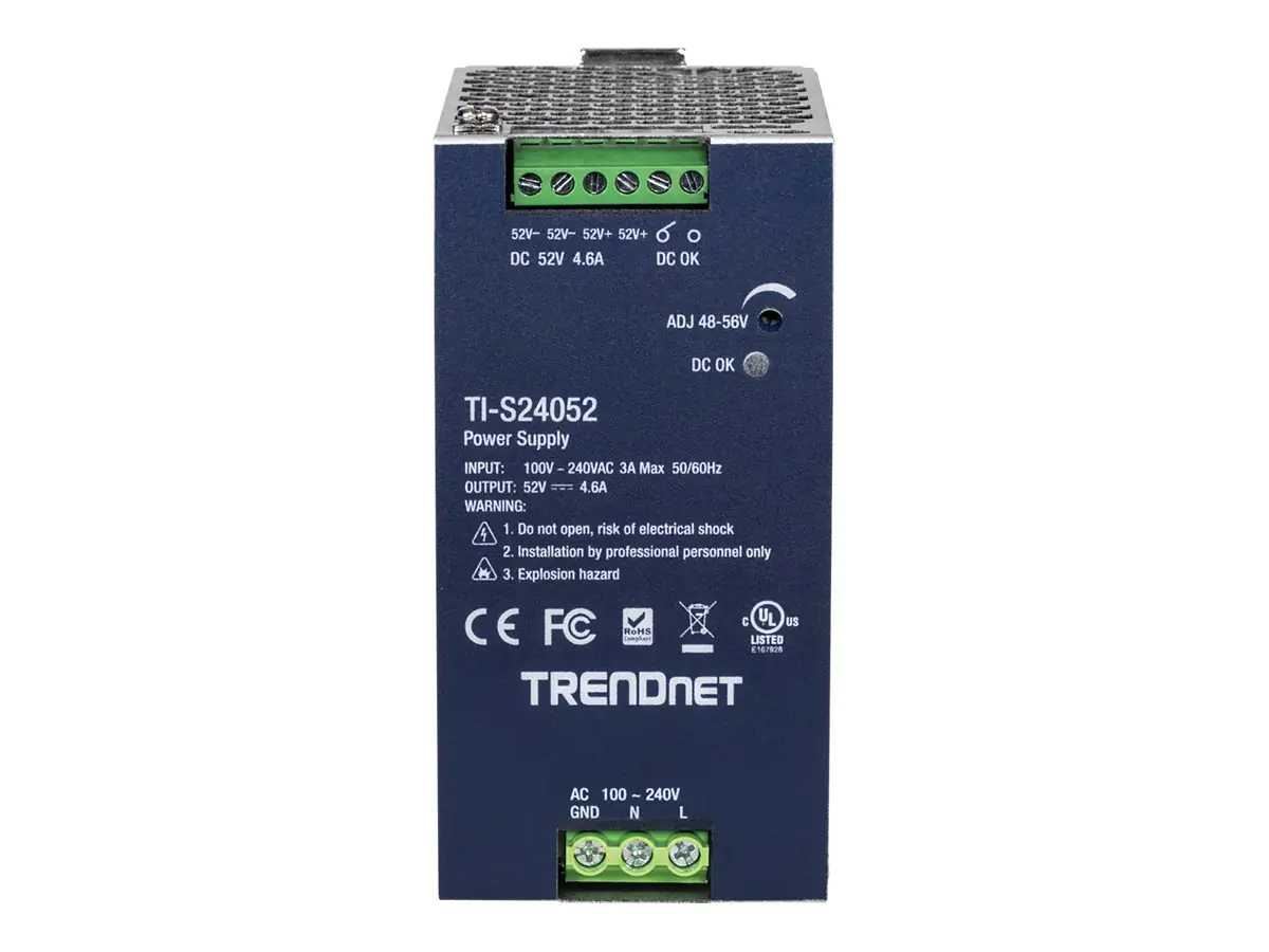 TRENDnet Netzteil (DIN-Schienenmontage möglich) TI-S24052