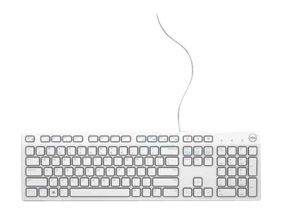 Dell Tastatur KB216 Verkabelt 580-ADHW Weiß