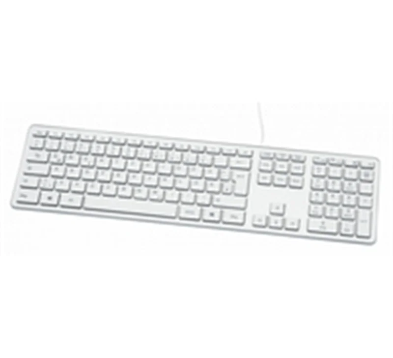 Dacomex 225096, Volle Größe (100%), Kabelgebunden, USB, QWERTZ, Silber