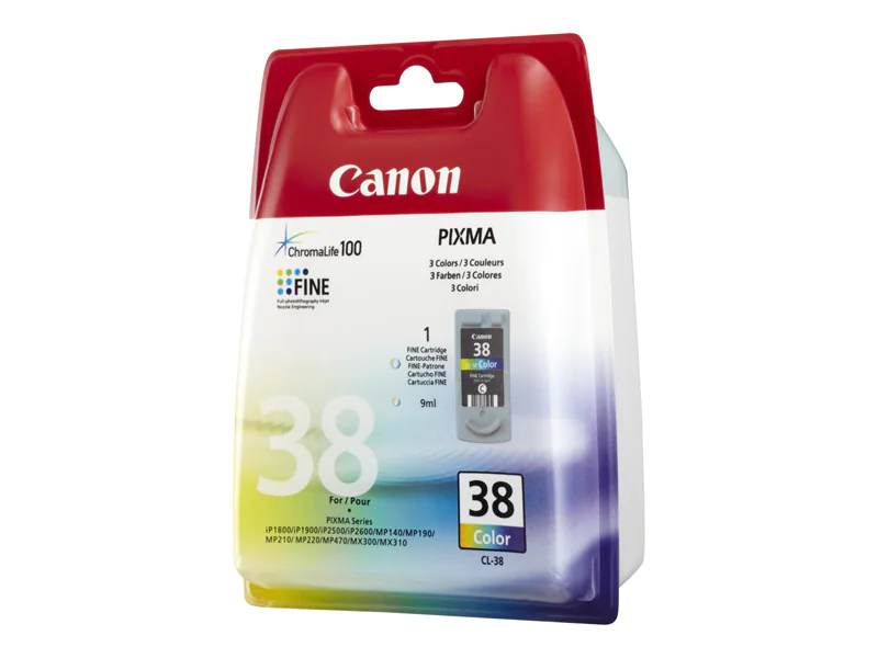 Canon CL-38 - 9 ml - Farbe (Cyan, Magenta, Gelb) 2146B001