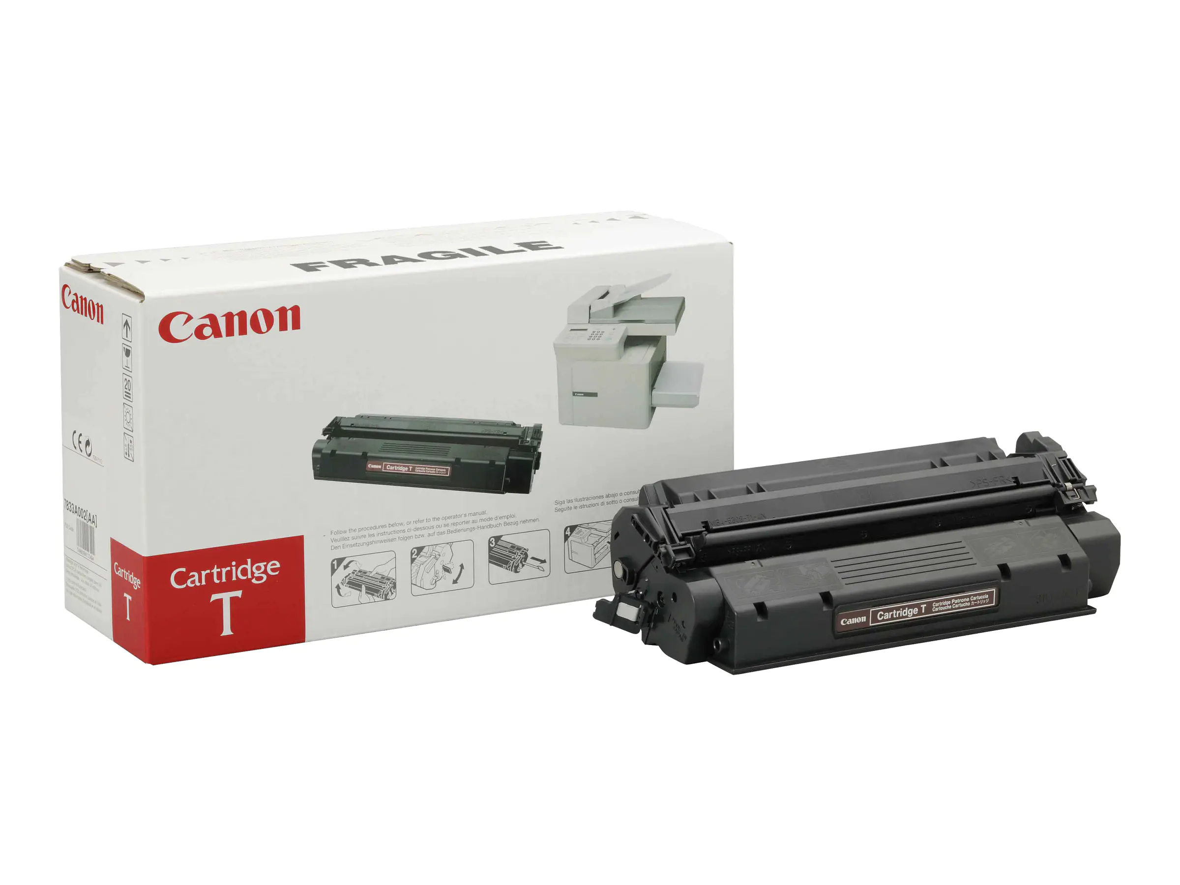 Canon T - Schwarz - Original - Schwarz - Tonerpatrone - für FAX L380, L380S, L390, L400; ImageCLASS D320, D340; LASER CLASS 310, 510; PCD320, D340 Canon T - Schwarz - Original - Schwarz - Tonerpatrone - für FAX L380, L380S, L390, L400; ImageCLASS D320, D340; LASER CLASS 310, 510; PCD320, D340