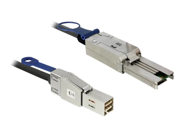 Delock - Externes SAS-Kabel - SAS 6Gbit/s - 4x Shielded Mini MultiLane SAS (SFF-8088), 26-polig (M) zu 36-polig 4x Shielded Mini MultiLane (M) - 2 m Delock - Externes SAS-Kabel - SAS 6Gbit/s - 4x Shielded Mini MultiLane SAS (SFF-8088), 26-polig (M) zu 36-polig 4x Shielded Mini MultiLane (M) - 2 m