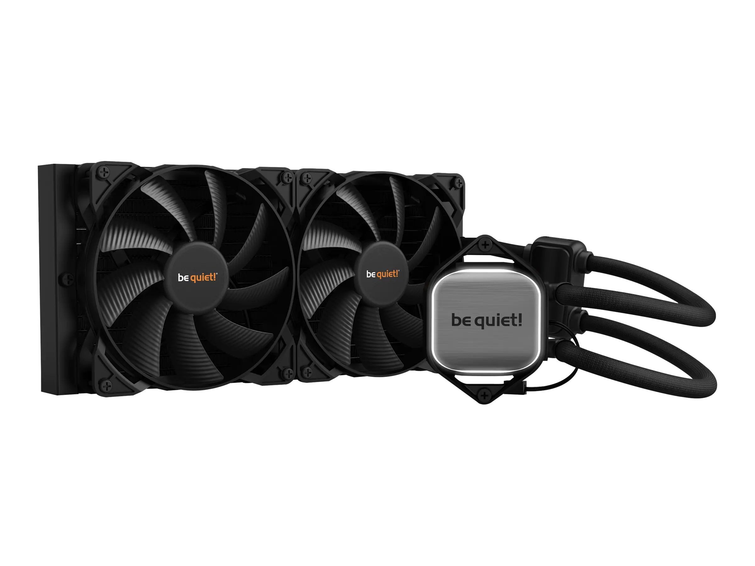 be quiet! Pure Loop 280mm - Prozessor-Flüssigkeitskühlsystem - (für: LGA1150, LGA1151, LGA1155, LGA1200, LGA2011-3, LGA2066, AM3, AM3+, AM4, LGA2011, LGA2011 (Square ILM), LGA2011-3 (Square ILM)) - Kupfer - 140 mm - Komplett Schwarz