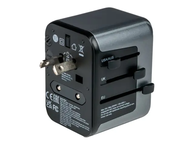 Verbatim UTA-03 - Netzteil - 30 Watt - PD 3.0, Quick Charge 3.0 - 4 Ausgabeanschlussstellen (24 pin USB-C, USB) Verbatim UTA-03 - Netzteil - 30 Watt - PD 3.0, Quick Charge 3.0 - 4 Ausgabeanschlussstellen (24 pin USB-C, USB)