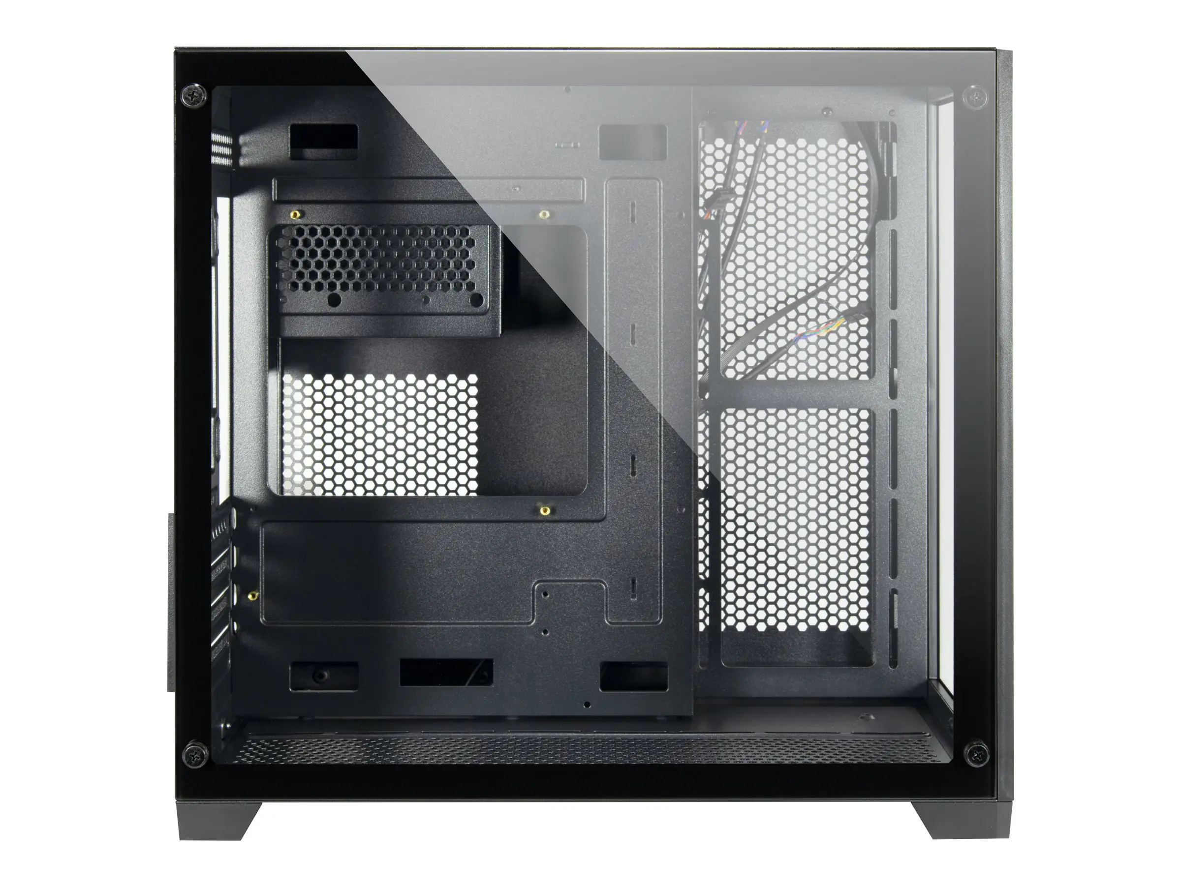 Inter-Tech C-501 Aspect - Tower - mini ITX / micro ATX - Seitenteil mit Fenster (gehärtetes Glas) 88881361