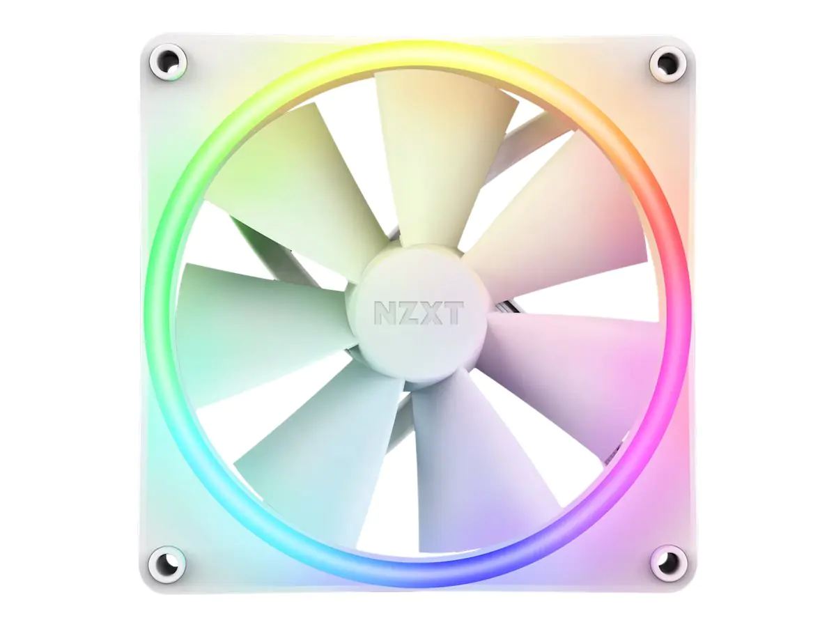 NZXT F Series F140 RGB DUO - Gehäuselüfter - 140 mm - weiß