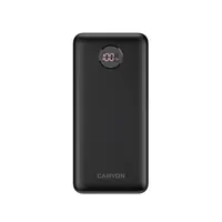 Canyon PB-2002 - Powerbank - 20000 mAh - 22.5 watt - 5 A - 3 Ausgabeanschlussstellen (USB-C, 2 x USB) CNE-CPB2002B