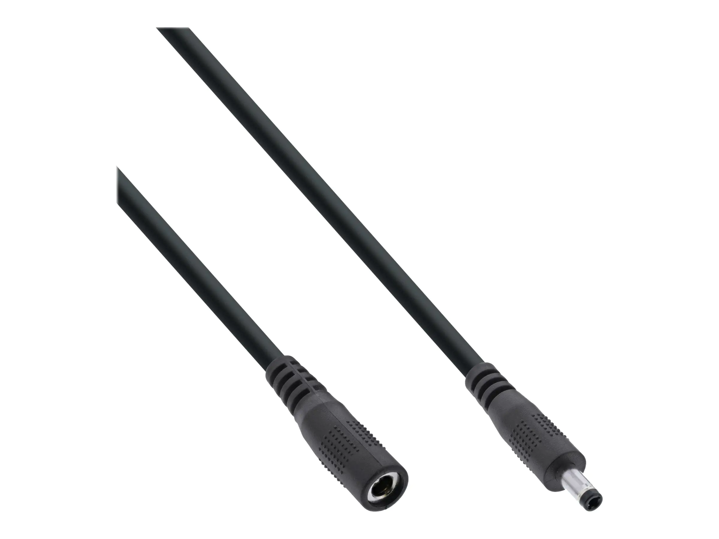 InLine - Spannungsversorgungs-Verlängerungskabel - DC-Buchse 4,0 mm (W) zu Gleichstromstecker 1,7 mm (M) - 12 - 24 V - 3 m - Schwarz