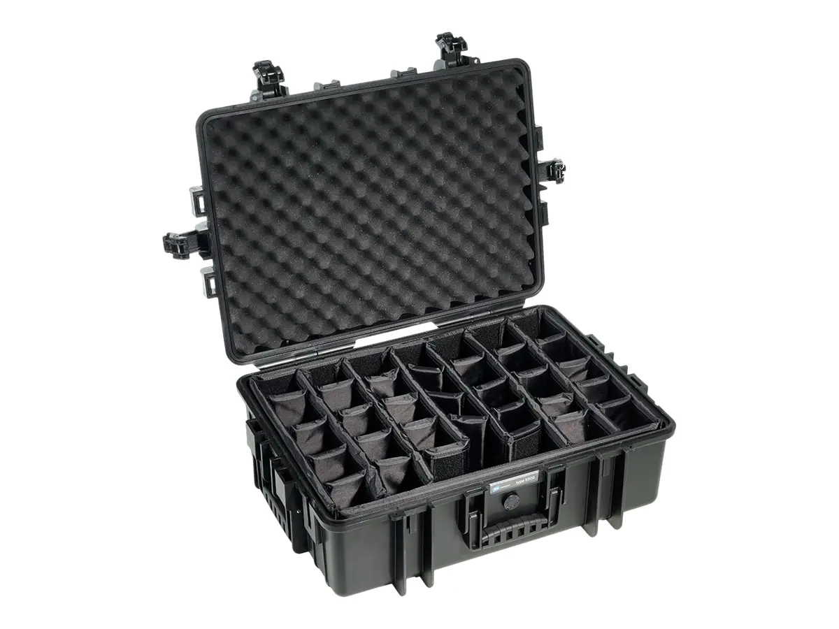 B&W outdoor.case type 6500 - Hartschalentasche - Polypropylen - Schwarz