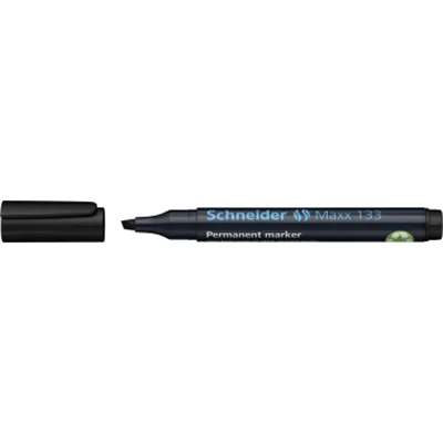 Schneider Permanentmarker Maxx 133 113301 1+4mm Keilspitze schwarz Schneider Permanentmarker Maxx 133 113301 1+4mm Keilspitze schwarz