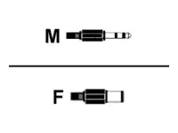 Helos Premium - Audiokabel - Mini-Stecker männlich 288711