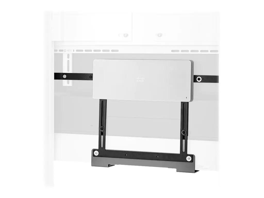 HAGOR - Montagekomponente (Montage-Adapter) - für Videokonferenz-Kamera - Schwarz - Bildschirmgröße: 191-218 cm (75"-86") - Montageschnittstelle: bis zu 800 mm - über Bildschirm, unter Bildschirm - für Cisco Webex Room Kit Mini - Made in Mexico, Room Kit