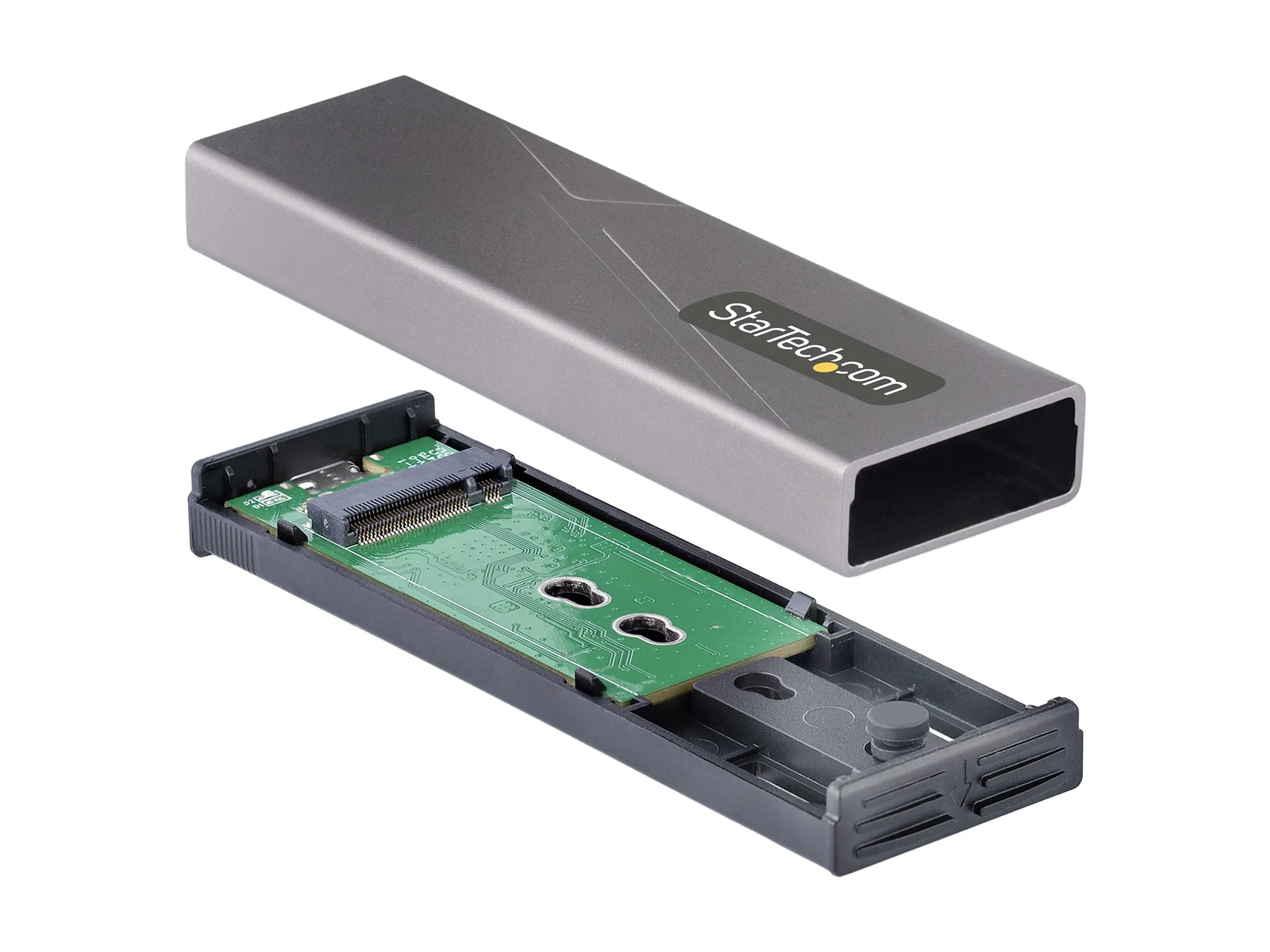 StarTech.com USB-C M.2 Externes Gehäuse für NVMe und SATA M.2 - M/B+M key - Speichergehäuse - M.2 - M.2 Card (PCIe NVMe & SATA) M2-USB-C-NVME-SATA