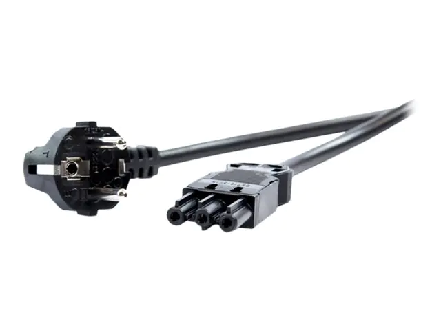 Bachmann - Stromkabel - CEE 7/4 (M) rechtwinklig zu GST18i3 (W) - 7 m - Schwarz Bachmann - Stromkabel - CEE 7/4 (M) rechtwinklig zu GST18i3 (W) - 7 m - Schwarz