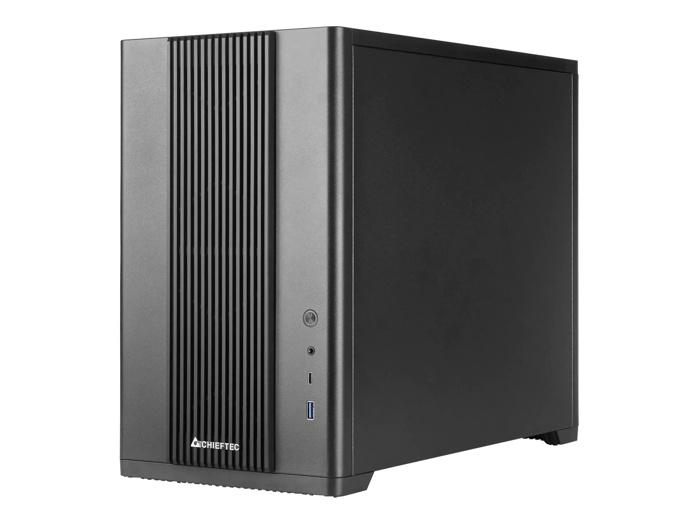 Chieftec UNI Series BX-10B-M-OP - MT - micro ATX - keine Spannungsversorgung (ATX) - Schwarz - USB/Audio