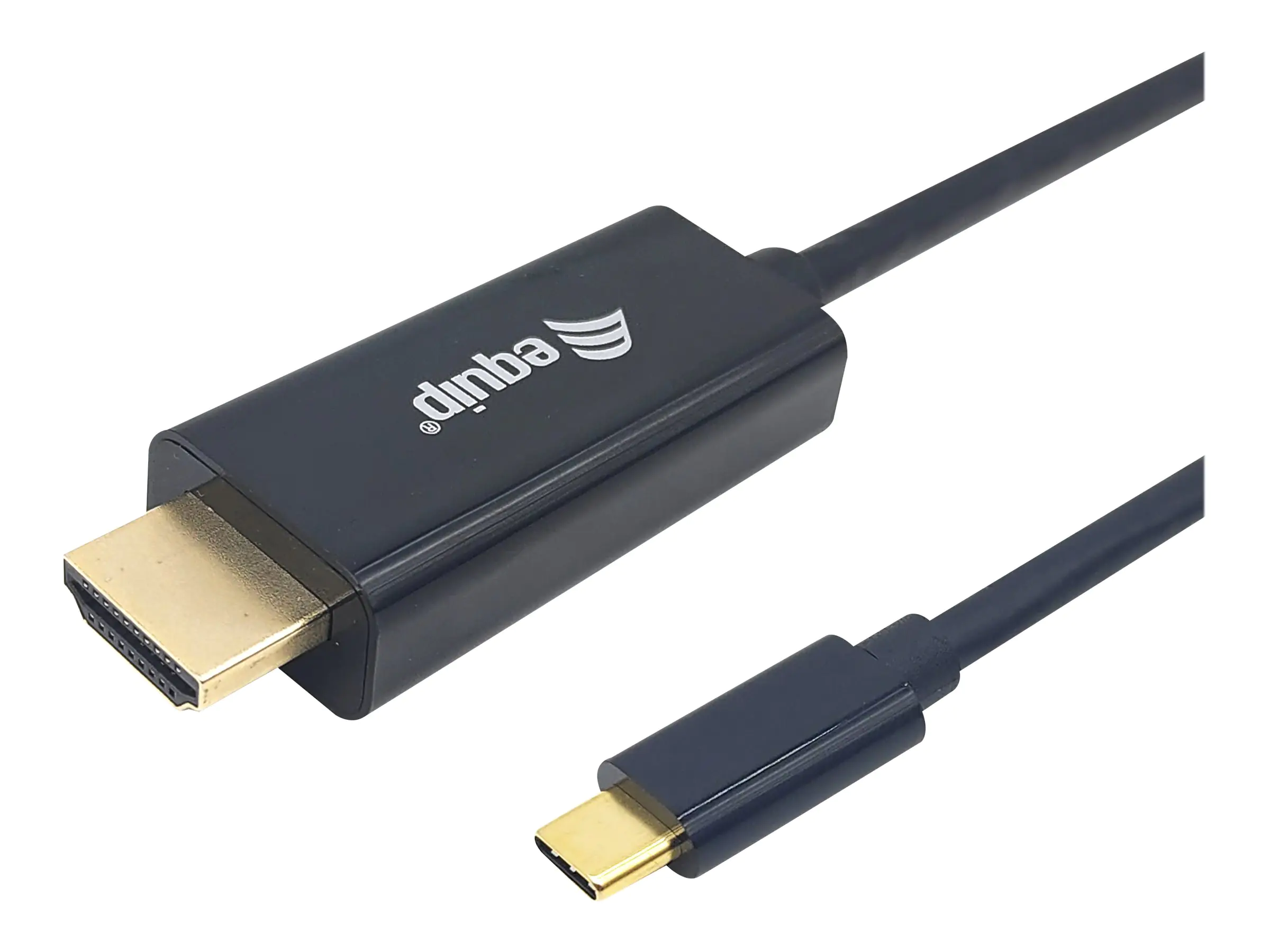 Equip Adapterkabel - USB-C männlich zu HDMI männlich - 3 m - Schwarz - 4K30Hz (3840 x 2160) 133413